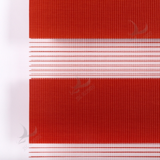 Store zébré Doppelrollo klemmfix de couleur rouge Easy Fix